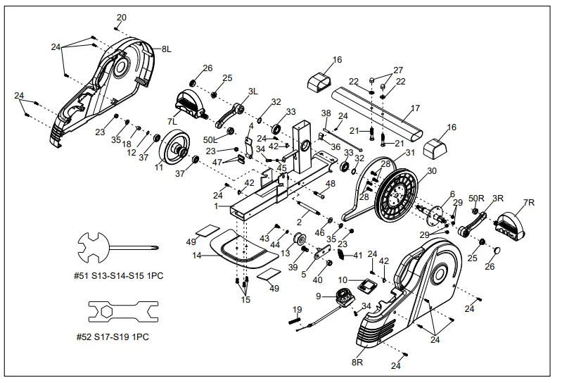 SUNNY Health Fitness SF-B0891 Under Desk Magnetic Cycle Pedals Mini Exercise Bike - fig