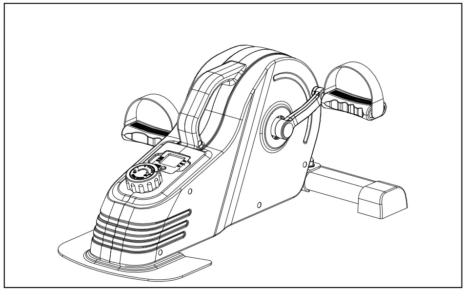 SUNNY Health Fitness SF-B0891 Under Desk Magnetic Cycle Pedals Mini Exercise Bike