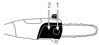 GIRAFFE Podadora de Altura chain cover