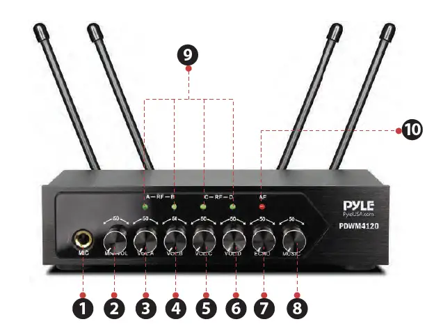 Portable UHF Wireless Microphone System (1)