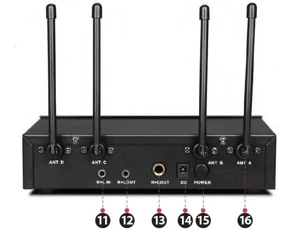 Portable UHF Wireless Microphone System (2)
