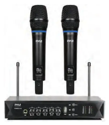 Portable UHF Wireless Microphone System (5)