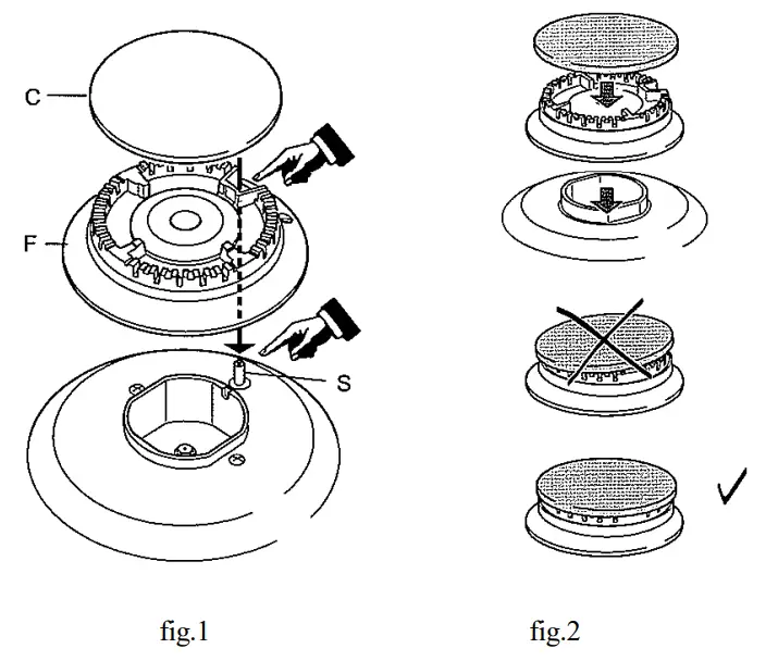 Adexa G36D08-5010 Gas Cooker fig 1