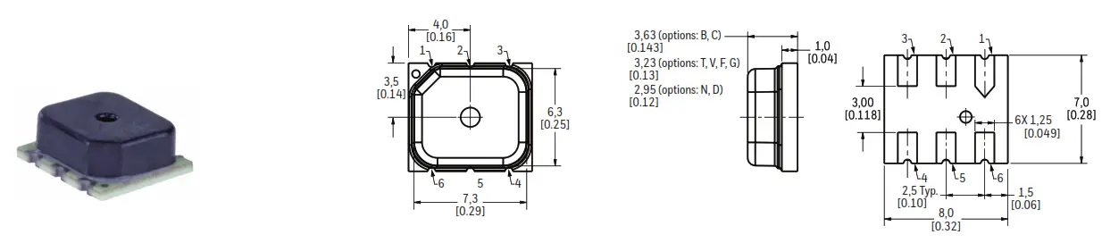 Honeywell 32305127 Basic Amplified Board Mount Pressure Sensors - 03