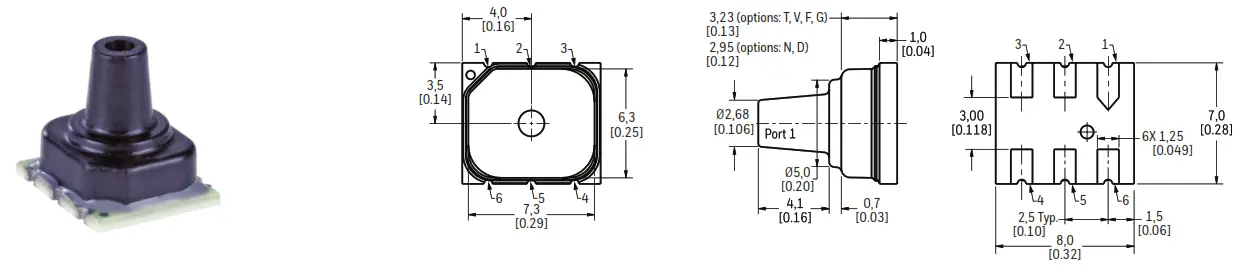 Honeywell 32305127 Basic Amplified Board Mount Pressure Sensors - 05