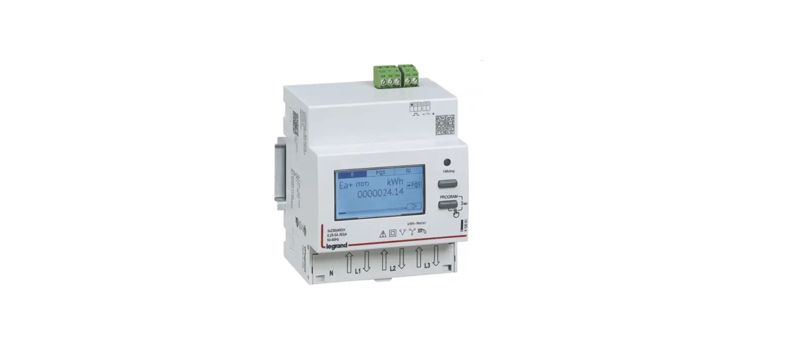 Legrand 4 120 90 Three-phase Meter Instruction Manual Legrand 4 120 90 Three-phase Meter Instruction Manual