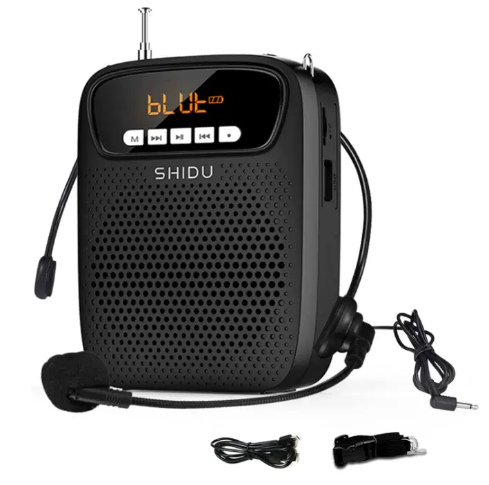 S278 15W Lightweight Portable Rechargeable Mini Voice Amplifier with Headset Microphone