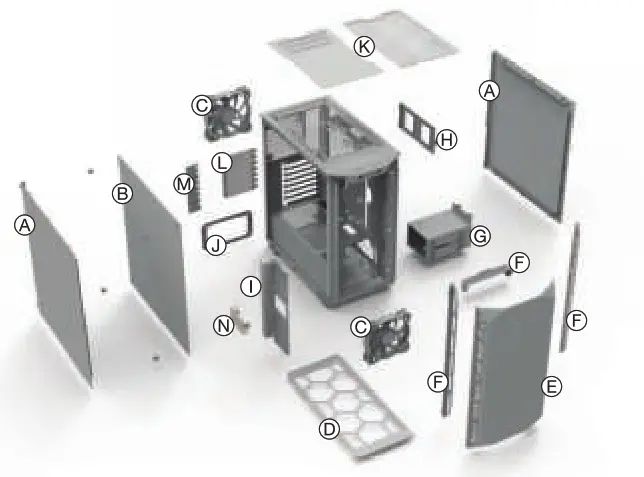 be quiet Pure Base 500 Essential PC Cases - fig2