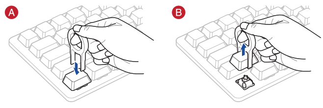 ASUS AC04 Rog Rx Pbt Keycap Set Keyboard Cap - 1