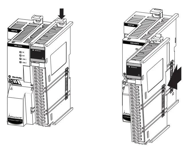 Allen Bradley 5069 IB16 Compact 5000 Digital 16 point Sinking Input Modules - Dimensions 12