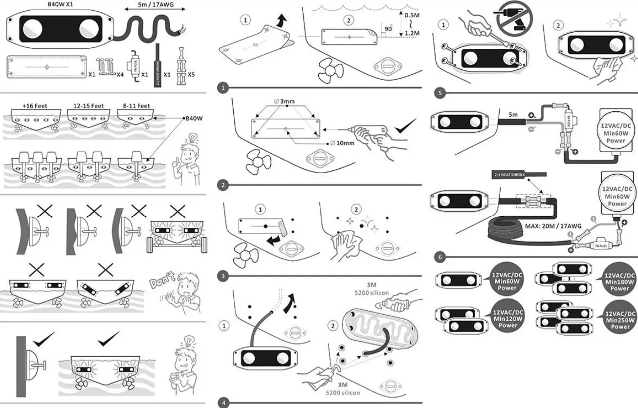AqualDEA-B40W-Underwater-Light-FIG-1