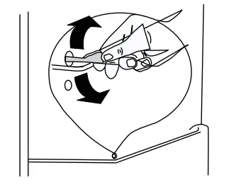 GODDESS RSE084GW8SF Single Door Refrigerator  Clean drain hole