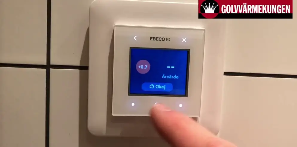 Ebeco Eb-therm 500 Floor Heating Thermostat Instruction Manual