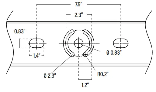 Superior Life PQL 84229 Led Stadium Lights V2 Lighting and Supplies - MOUNTING DIAGRAM