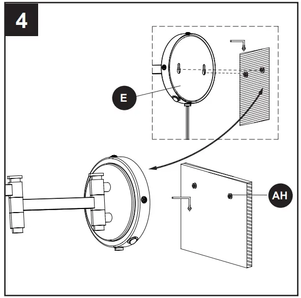 allen roth 42622 Contemporary LED Wall Sconce - Fig 7