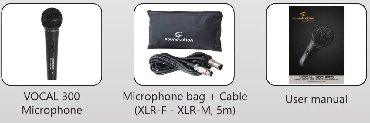 soundsation VOCAL 300 PRO Dynamic Microphone with Switch - fig2