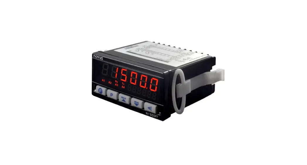 Novus N1500ft Digital Panel Meter Instruction Manual Novus N1500ft Digital Panel Meter Instruction Manual