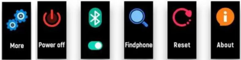 denver BFK-312C Fitness Band for Kids - Settings