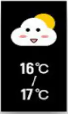 denver BFK-312C Fitness Band for Kids - Weather