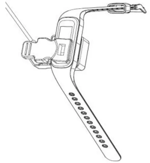 denver BFK-312C Fitness Band for Kids - power source