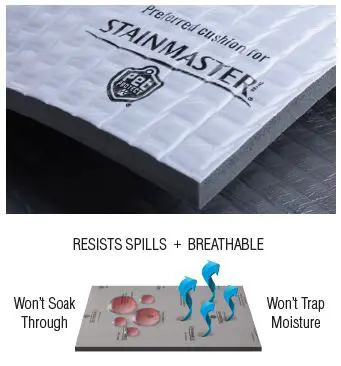 STAINMASTER 590952 Foam Carpet Padding with Moisture Barrier-1