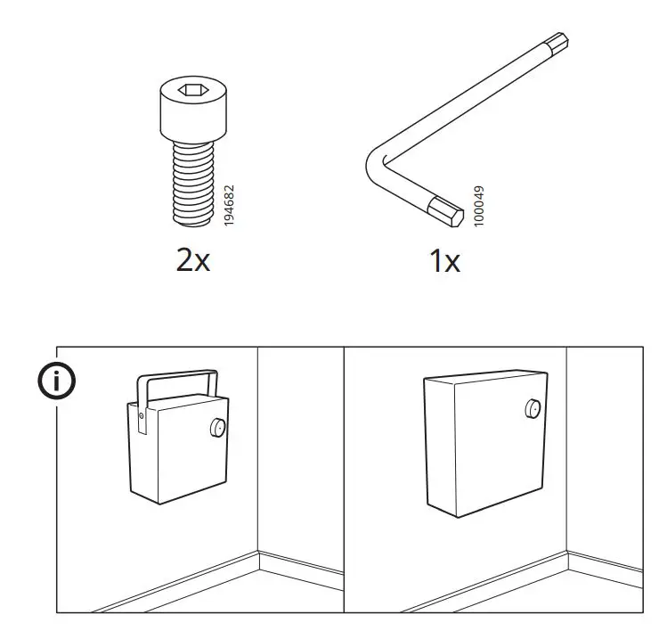 IKEA 90457556 ENEBY Bluetooth Speaker User Guide - Accessories