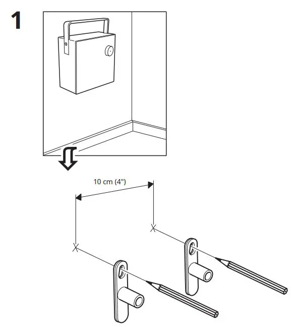 IKEA 90457556 ENEBY Bluetooth Speaker User Guide - Installation 1