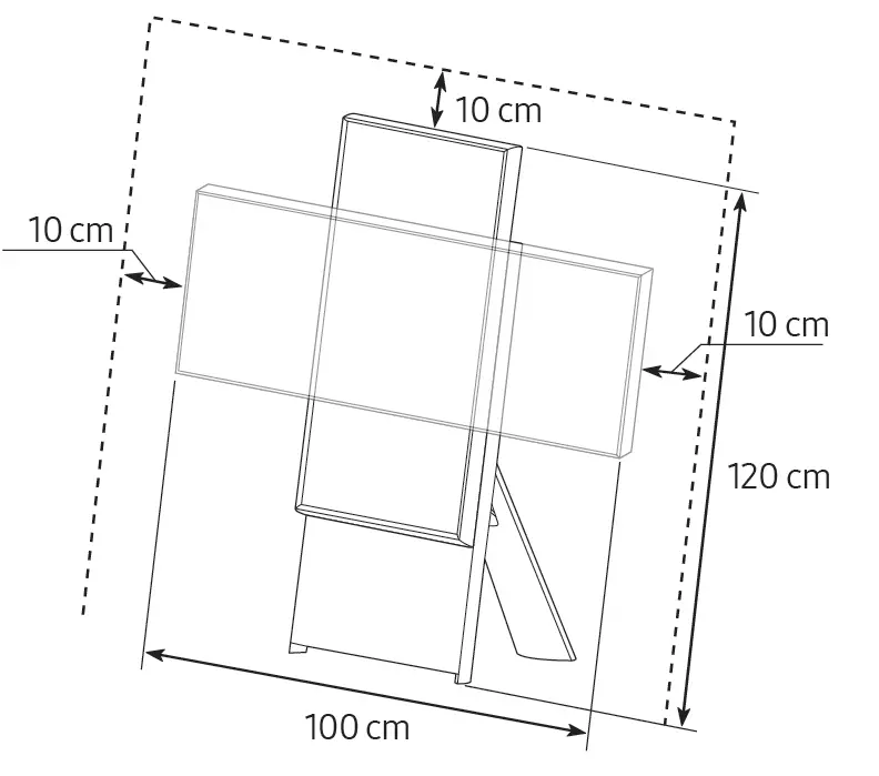 SAMSUNG QA43LS05B 43 Inch The Sero QLED 4K TV 1