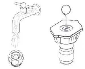 FIG 16 WATER FILTER AND NOZZLE CLEANING