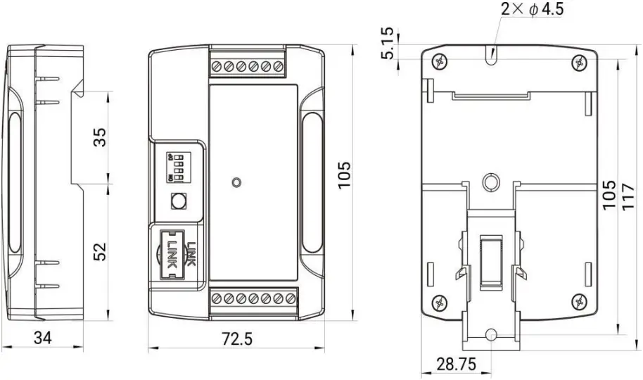 HRC200R - Overall Dimension 2
