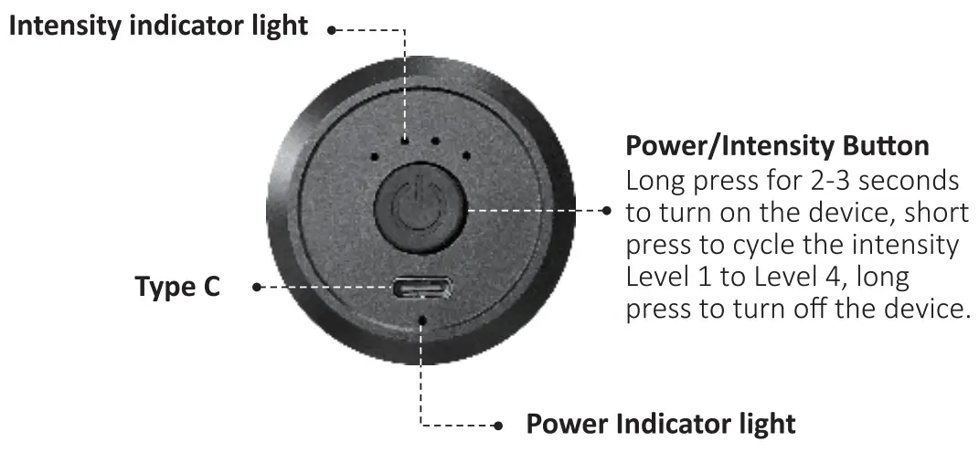 COMFIER CF 4909B Mini Massage Gun-fig2