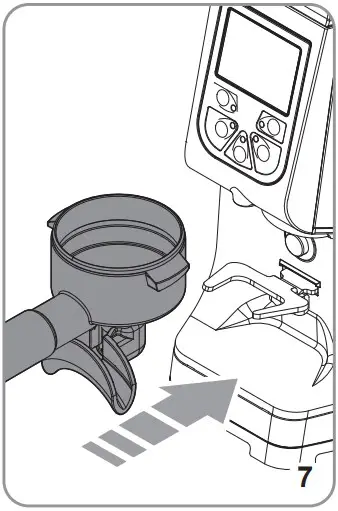 FILTER HOLDER FORK HEIGHT ADJUSTMENT