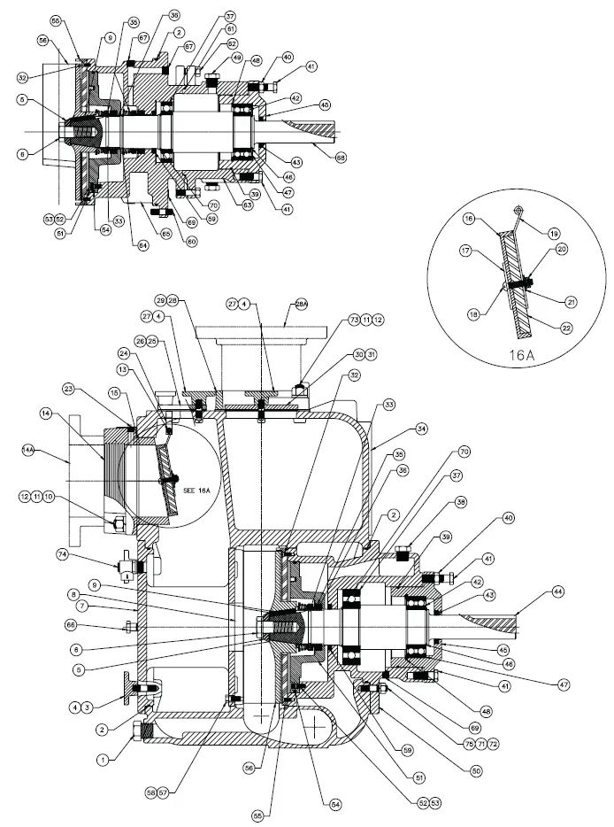 PENTAIR-Hydromatic 40RP-Self-Priming-Sewage-and-Trash-Pumps-FIG-4