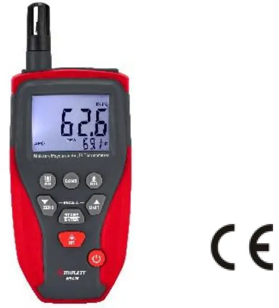TRIPLETT MS475 Moisture Meter Psychrometer IR Thermometer