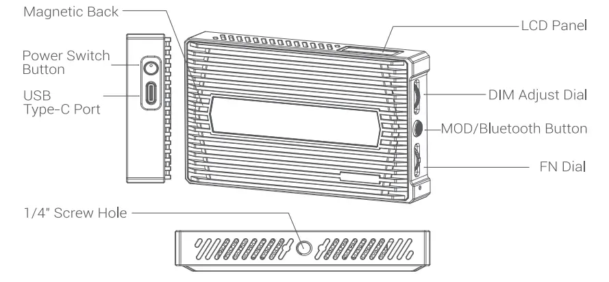 Godox C5R LED Panel RGBWW Light - Figure 1