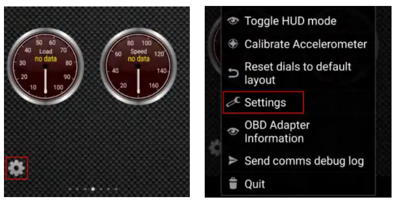 Vgate vLinker FS Bluetooth OBD2 Car Diagnostic Scan Tool - Choose Open the app's Settings