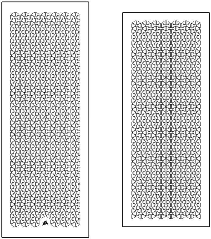 CORSAIR 4000 Series Wooden Panels Wooden Front and Top Panels - TOP PANELS
