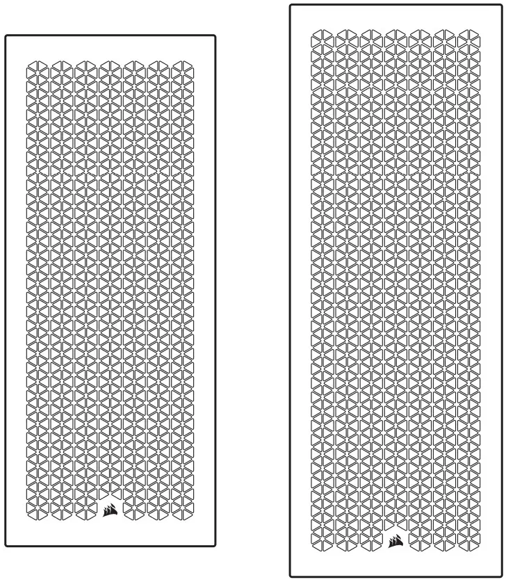 CORSAIR 4000 Series Wooden Panels Wooden Front and Top Panels