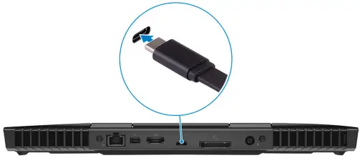 Alienware 17 R4-Connect a USB
