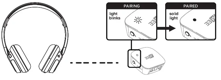 PAIRING WITH BLUETOOTH HEADPHONES OR SPEAKERS