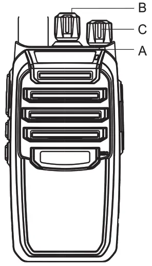 MIDLAND BIZTALK Two-way Radio BR200 -CONTROLS