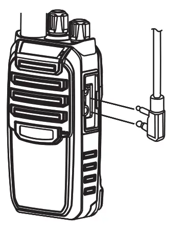 MIDLAND BIZTALK Two-way Radio BR200 INSTALLING EXTERNALACCESSORIES