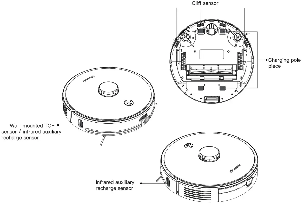 Proscenic Robot Vacuum Cleaner- HGF