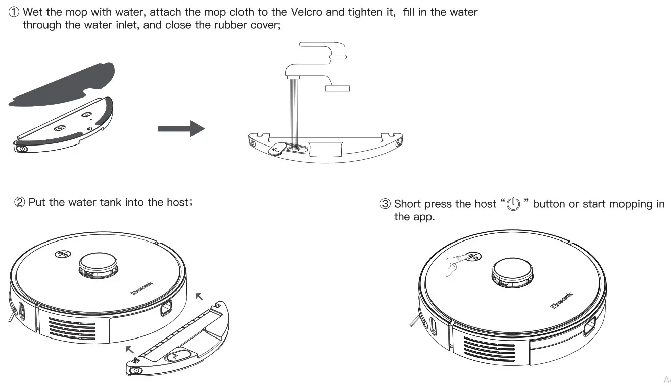 Proscenic Robot Vacuum Cleaner--- INSTRACTON