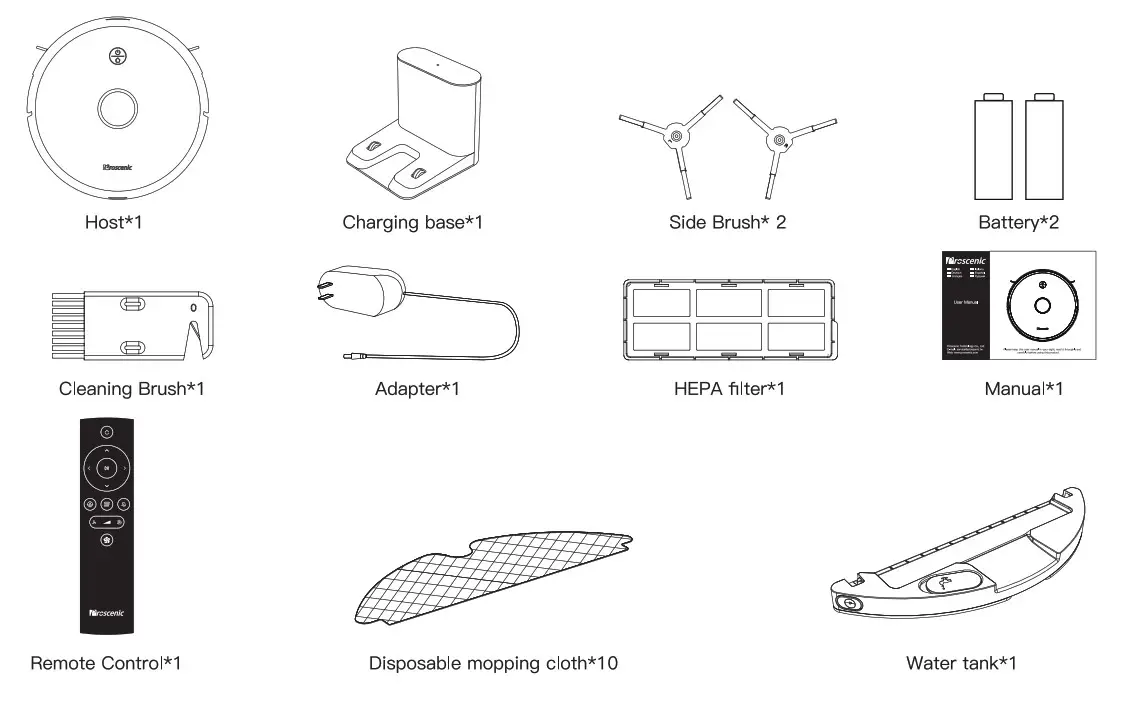 Proscenic Robot Vacuum Cleaner- Vacuum Cle