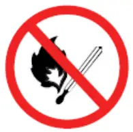 open flame warning icon