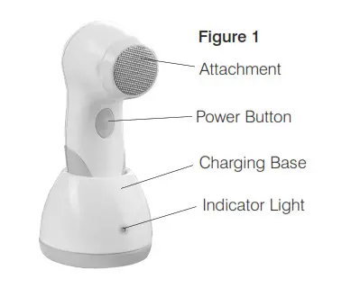 Homedics PED-200 Rechargeable Pedicure Tool - Maintenance Fig 1