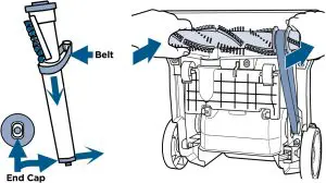 Replace Brush and Belt Instructions