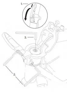 electriQ Electric Scooter E-SC02PRO - TIGHTENING THE HANDLEBAR STEM