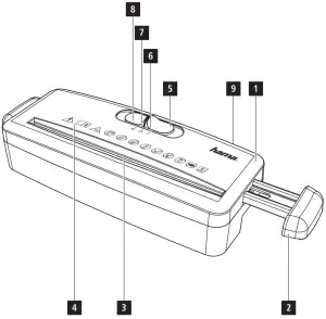 hama 44050540 MINI N6 Shredder - overview1